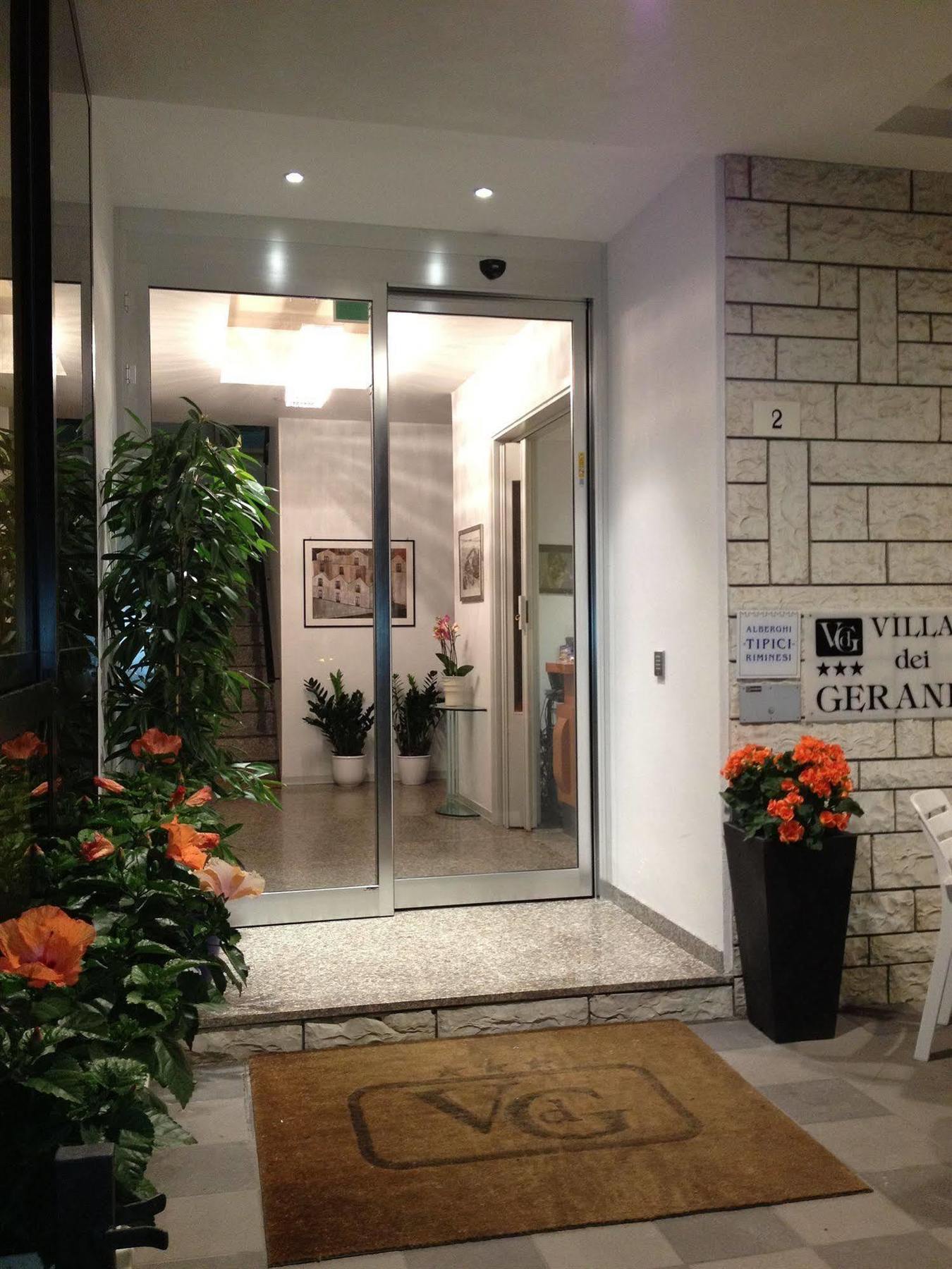 Hotel Villa Dei Gerani Rimini Eksteriør bilde